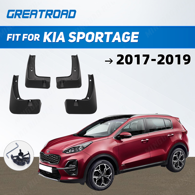 Muddy Puddle Suit - Set geformte Auto-Schmutzfänger für Kia Sportage