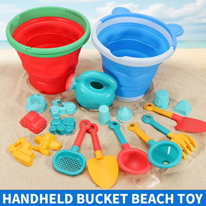 Kids Outdoor Sandbox - Strand-Sandspielzeug-Set Outdoor-Spielschaufeln Burg-Tierformen Kinder-Sandkastenspielzeug für Kinder