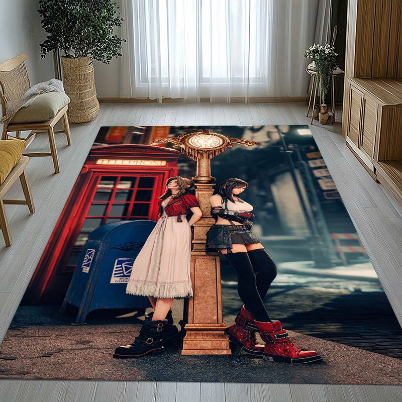 Kids Outdoor Flooring - Klassischer Final Fantasy Games Cartoon-Teppich für