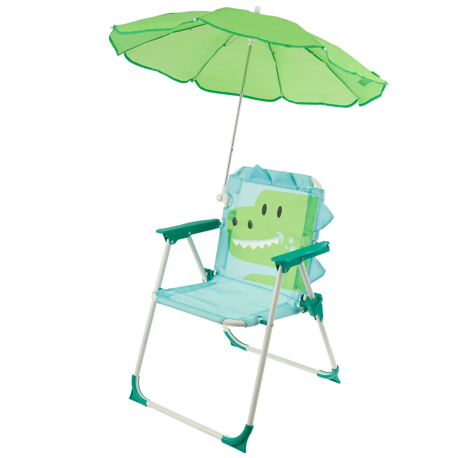 Kids Outdoor Lounge Furniture - Klappbarer Strandstuhl für Kinder mit Sonnenschirm,