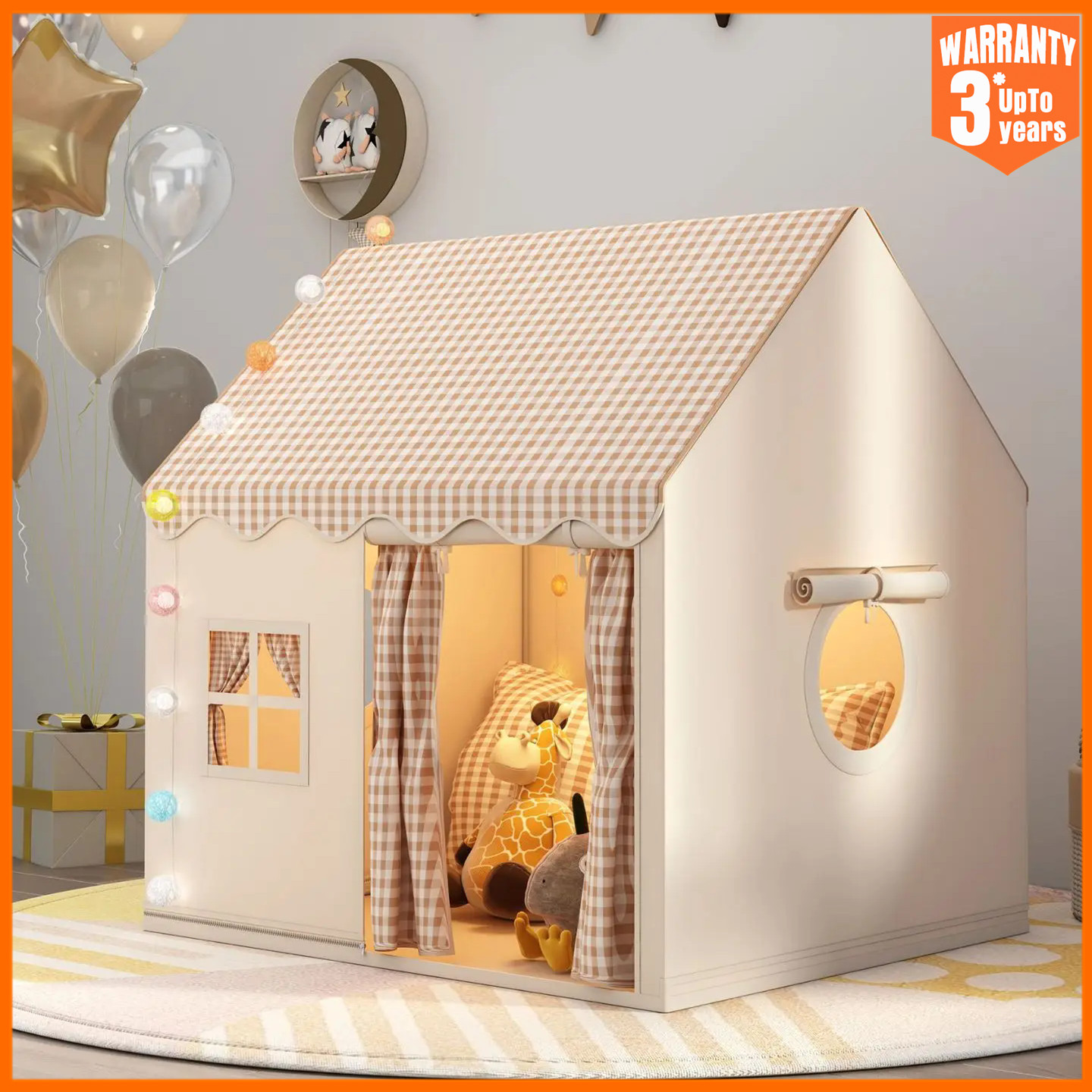 Kids Outdoor Play Yard - Kinderspielzelt Prinzessinnenschloss Spielhaus Kinderhaus Kleines Haus