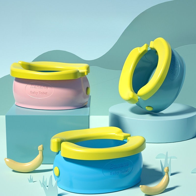Kids Outdoor Urinal - 1 Stück faltbarer Reise-Toilettensitz für Kinder,