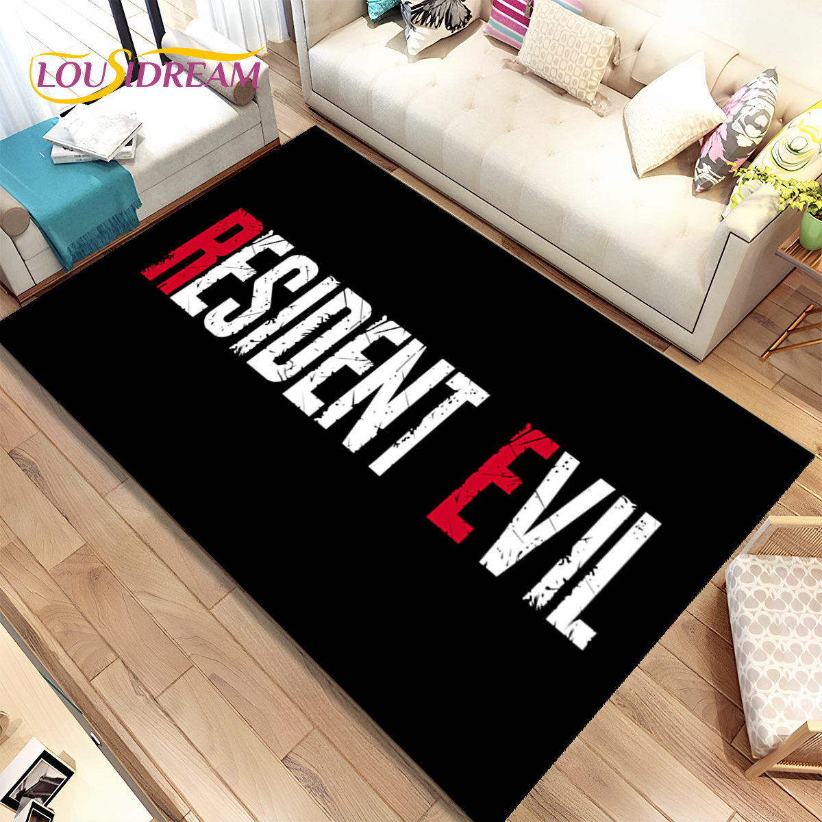 Kids Outdoor Flooring - 3D R-Resident Evil Games Gamer Teppich,