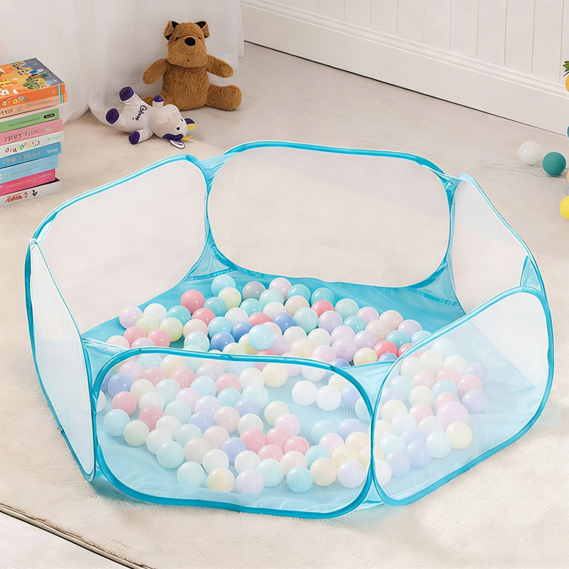 Kids Outdoor House Accessories - 1,2 m Ballpool, faltbar, tragbar, Spielplatz