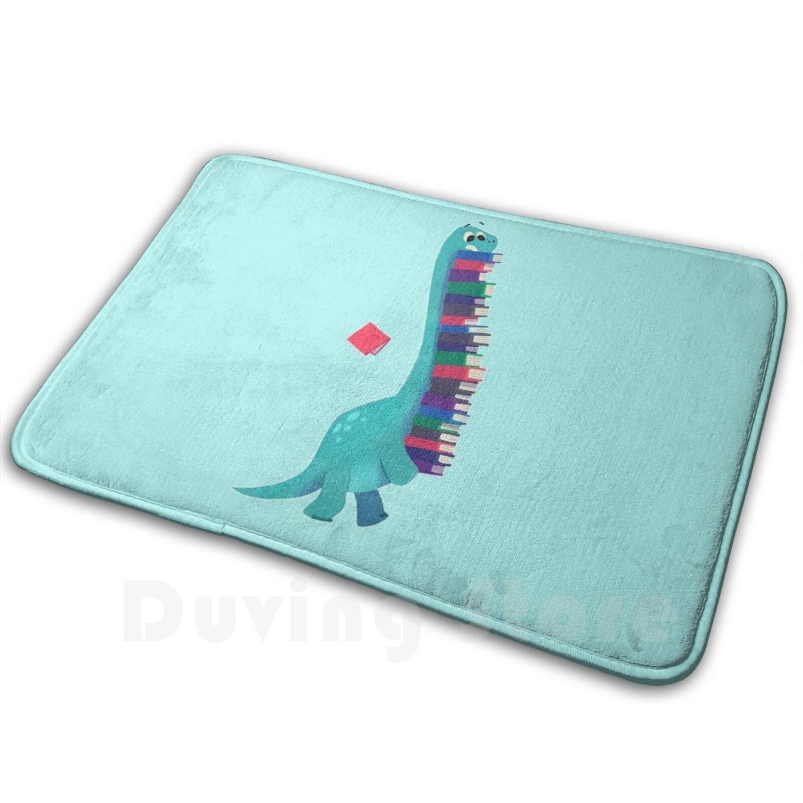 Kids Outdoor Floor Cushions - Dinosaurier-Buch-Teppich, Matte, Teppich, Kissen, weich, rutschfest,