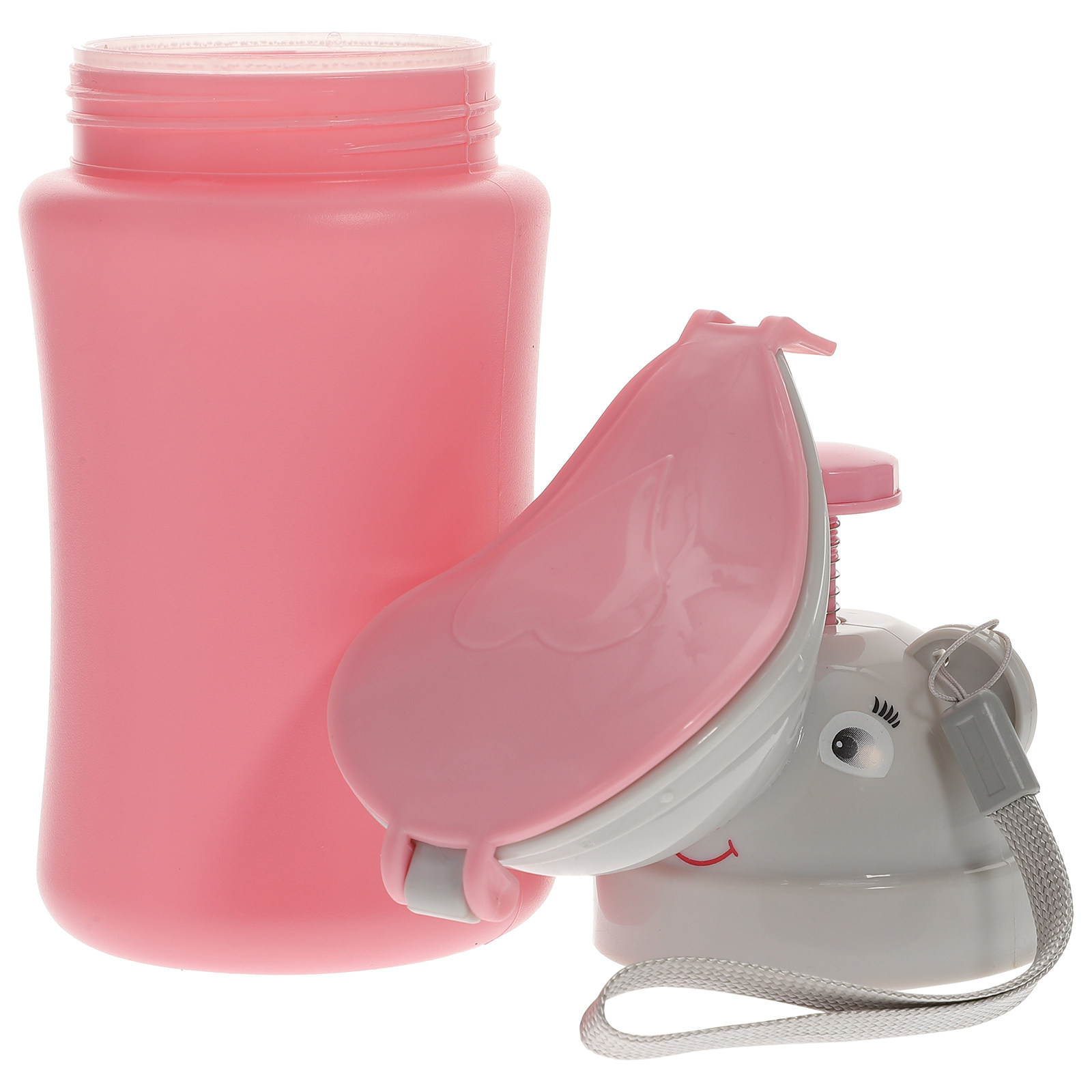 Kids Outdoor Urinal - 1 Stück Kinder-Urinalflasche, tragbares Mini-Cartoon-Töpfchen, Notfall-Toilette