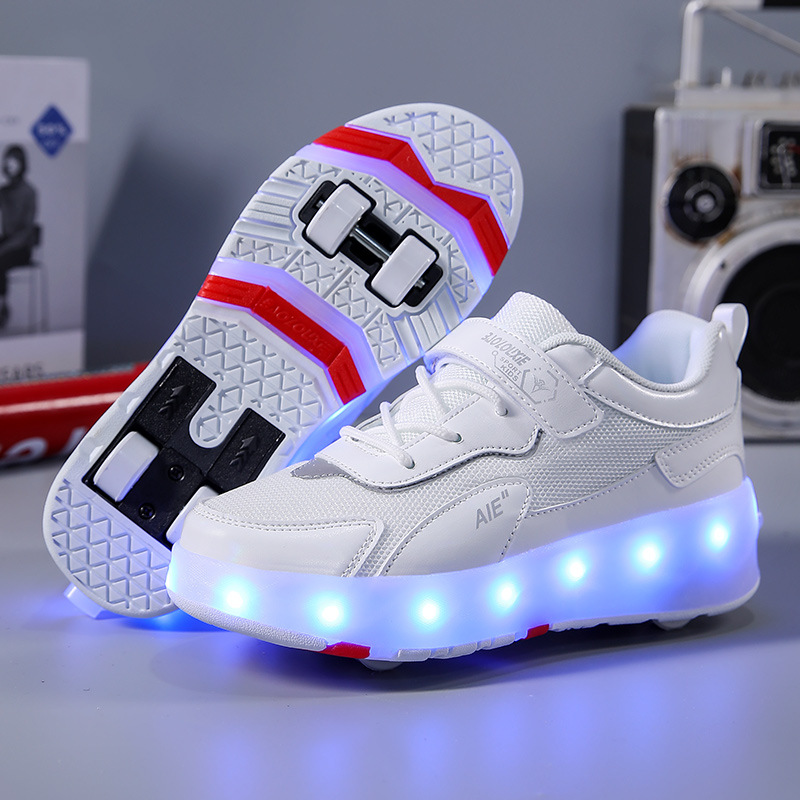 Kids Outdoor Toys B&Q - Kinder Rollschuhschuhe Mode Outdoor Skating Sneakers