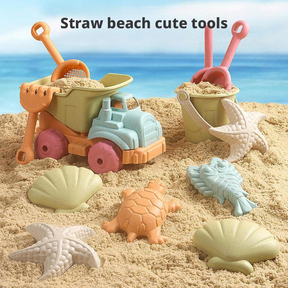 Kids Outdoor Sandbox - 5/7/14/15-teiliges Strandspielzeug-Set, Sandspielzeug für Kinder, Sandkastenspielzeug