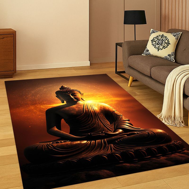 Kids Outdoor Flooring - Buddha Shakyamuni Faith Cartoon-Teppich für Schlafzimmer,