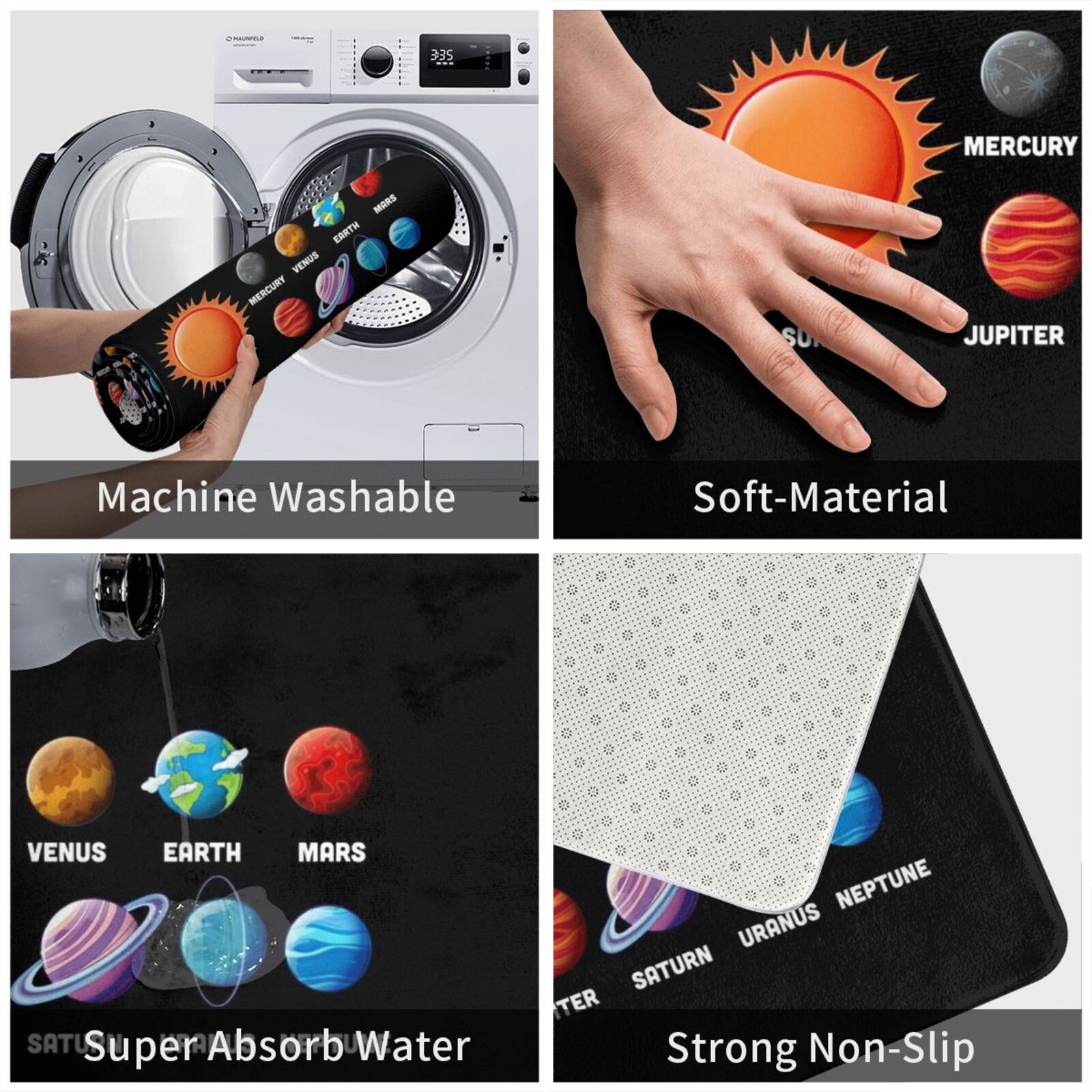 Sonnensystem-Planeten mit Name – Kids Outdoor Floor Cushions Bewertung und Preis