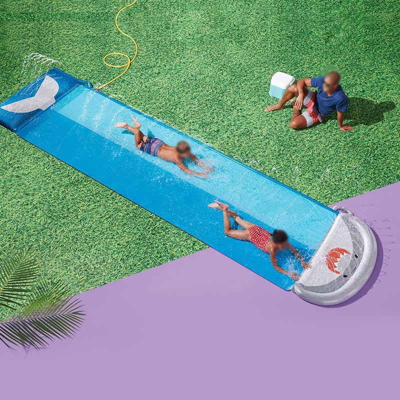 Aufblasbare Wal-Wasserrutsche  – Kids Outdoor Water Sprinkler Bewertung und Preis