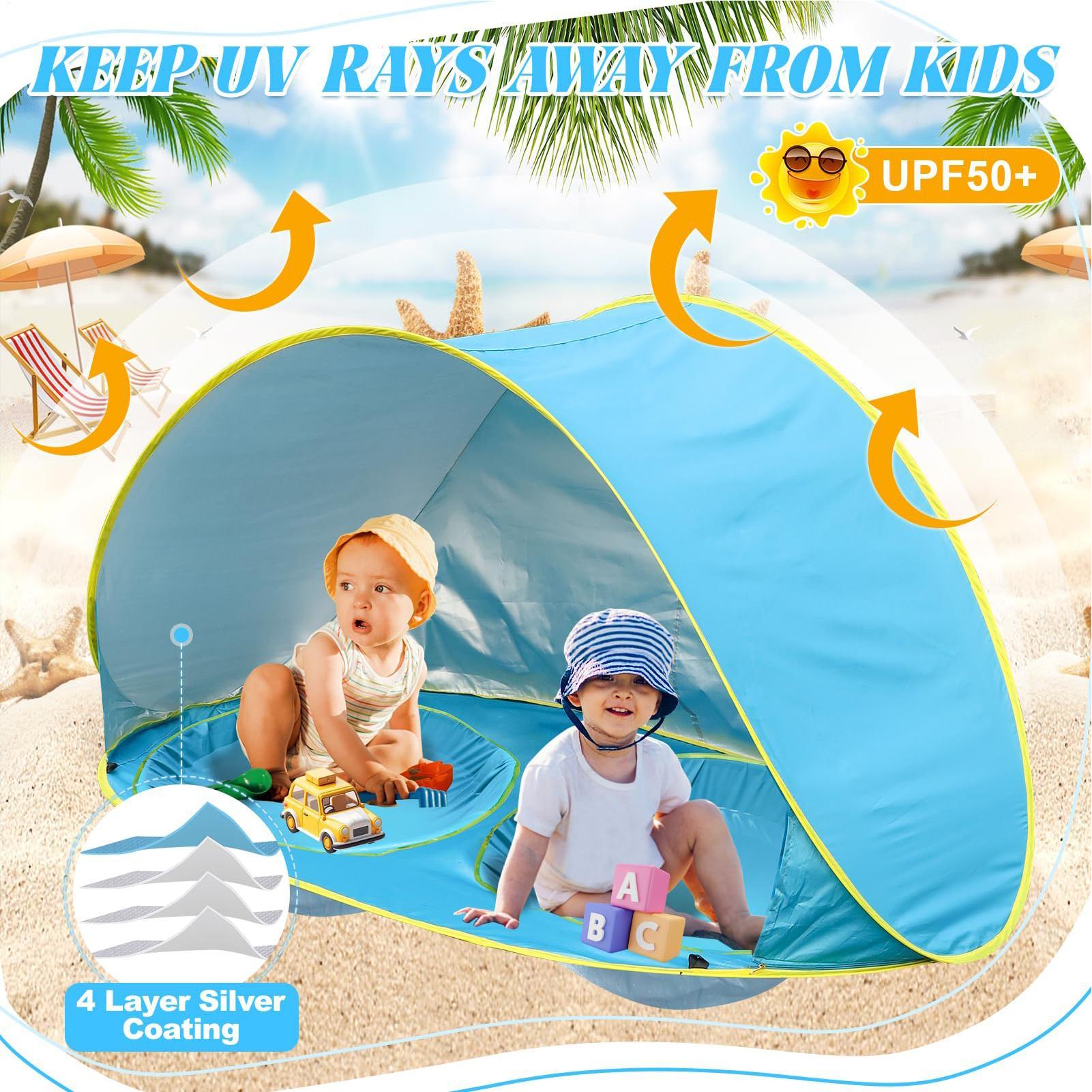 Kinder-Strandzelt mit Pool, UV – Kids Outdoor Tent Bewertung und Preis