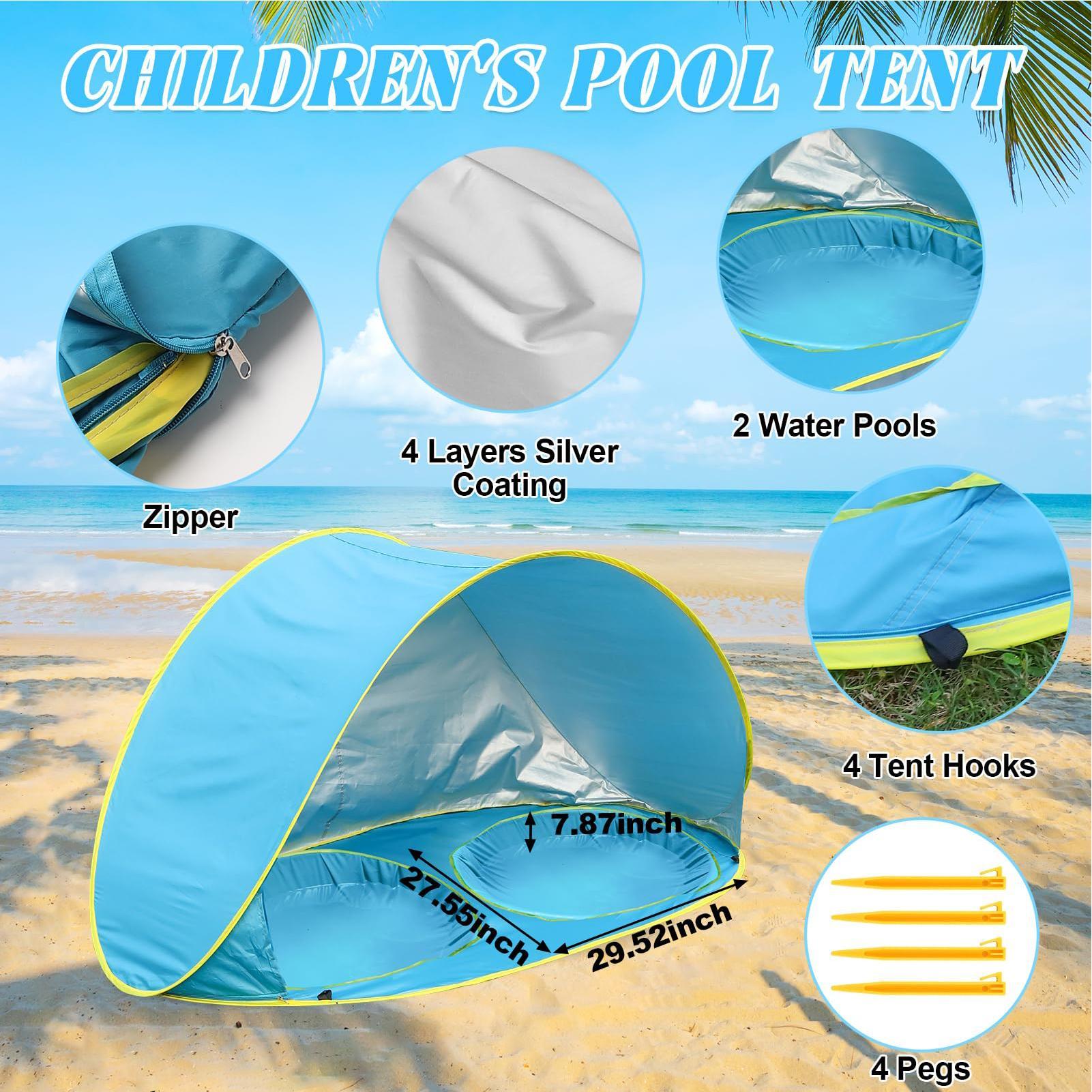 Kinder-Strandzelt mit Pool, UV – Kids Outdoor Tent Bewertung und Preis