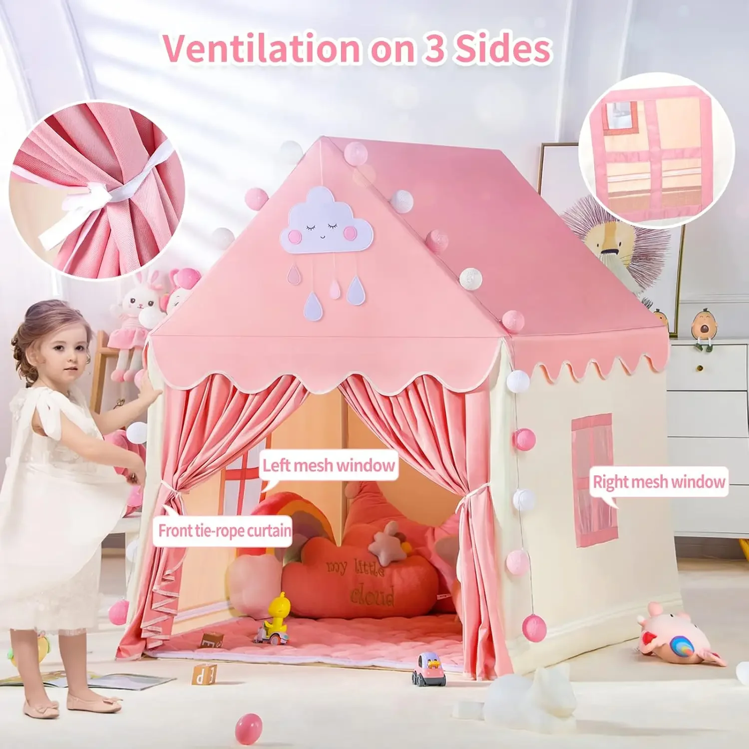 Kinder Spielen Zelt Prinzessin – Kids Outdoor House Accessories Bewertung und Preis