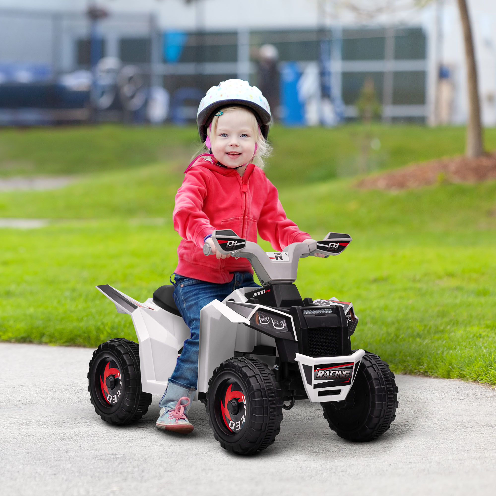 6V Elektroauto für Kinder mit  – Kids Outdoor Play Yard Bewertung und Preis