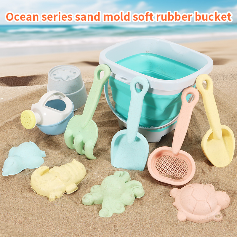 Strand-Sand-Spielset Faltbarer – Kids Outdoor Sandbox Bewertung und Preis
