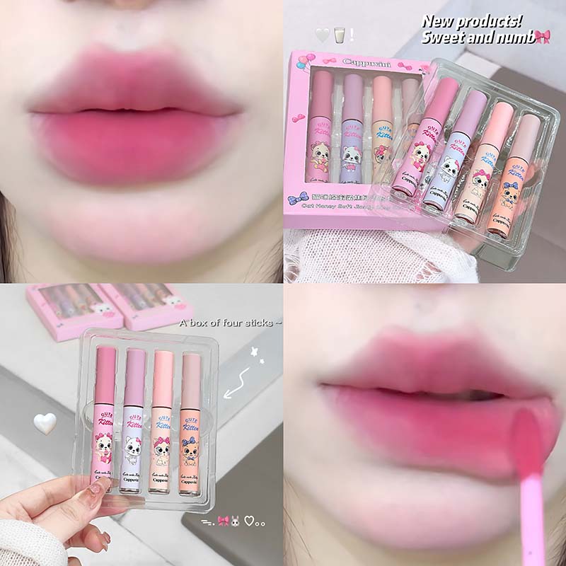 4er-Pack Pink Cat Mist Lip Mud – Muddy Puddle Suit Bewertung und Preis