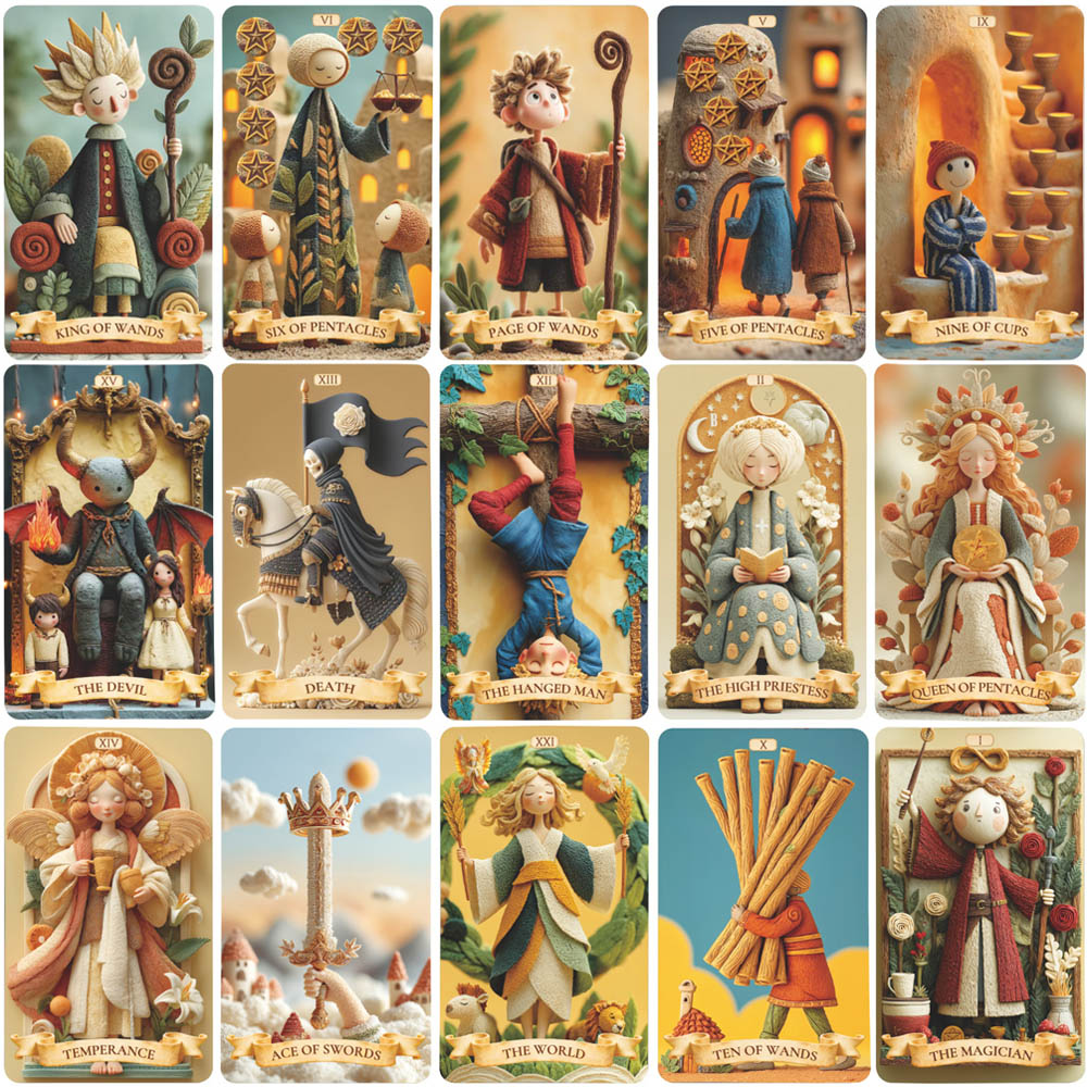 78 Tarot-Karten-Set, 13 x 8 cm – Muddy Puddle Suit Bewertung und Preis