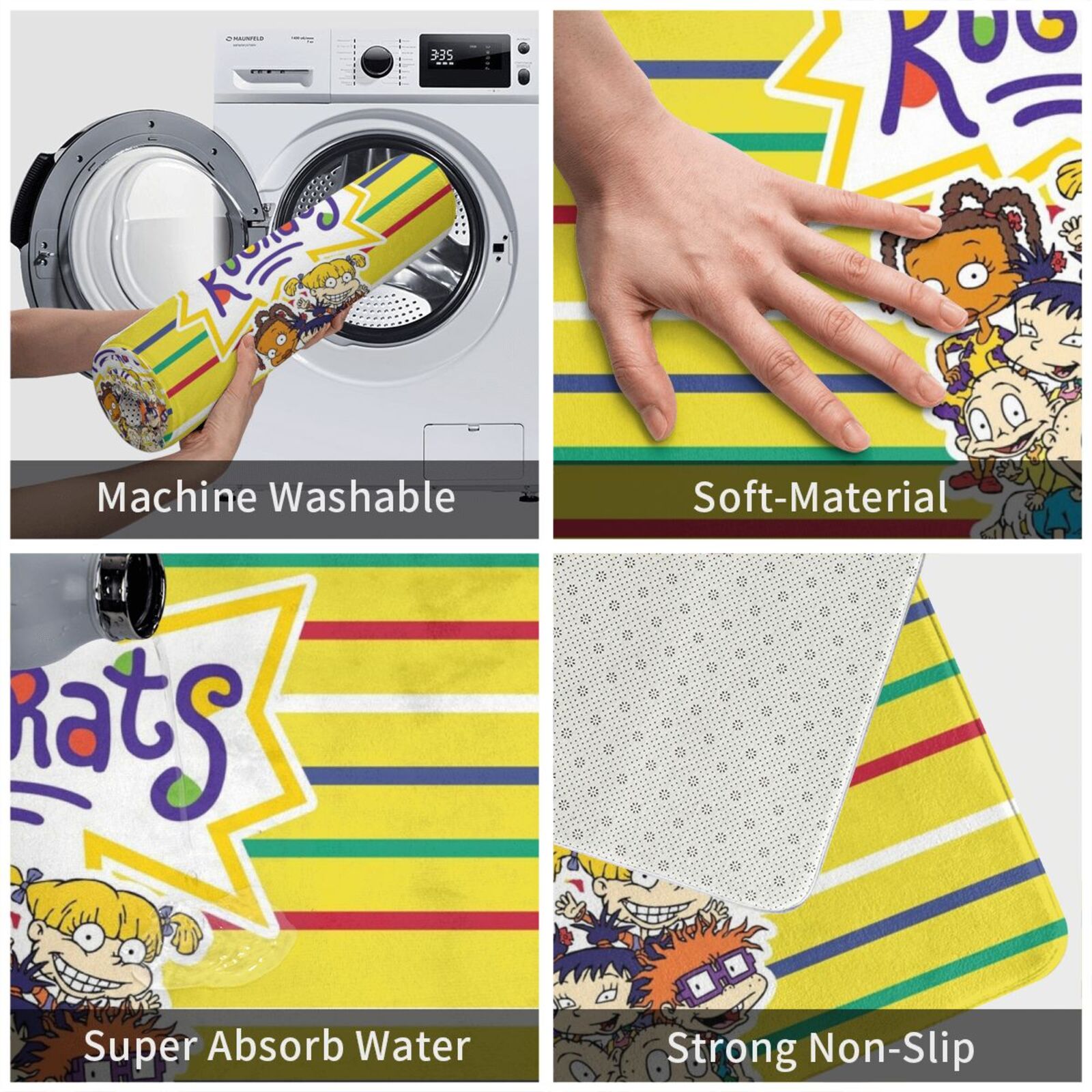 90er-Jahre-TV-Show-Teppich, Ma – Kids Outdoor Floor Cushions Bewertung und Preis