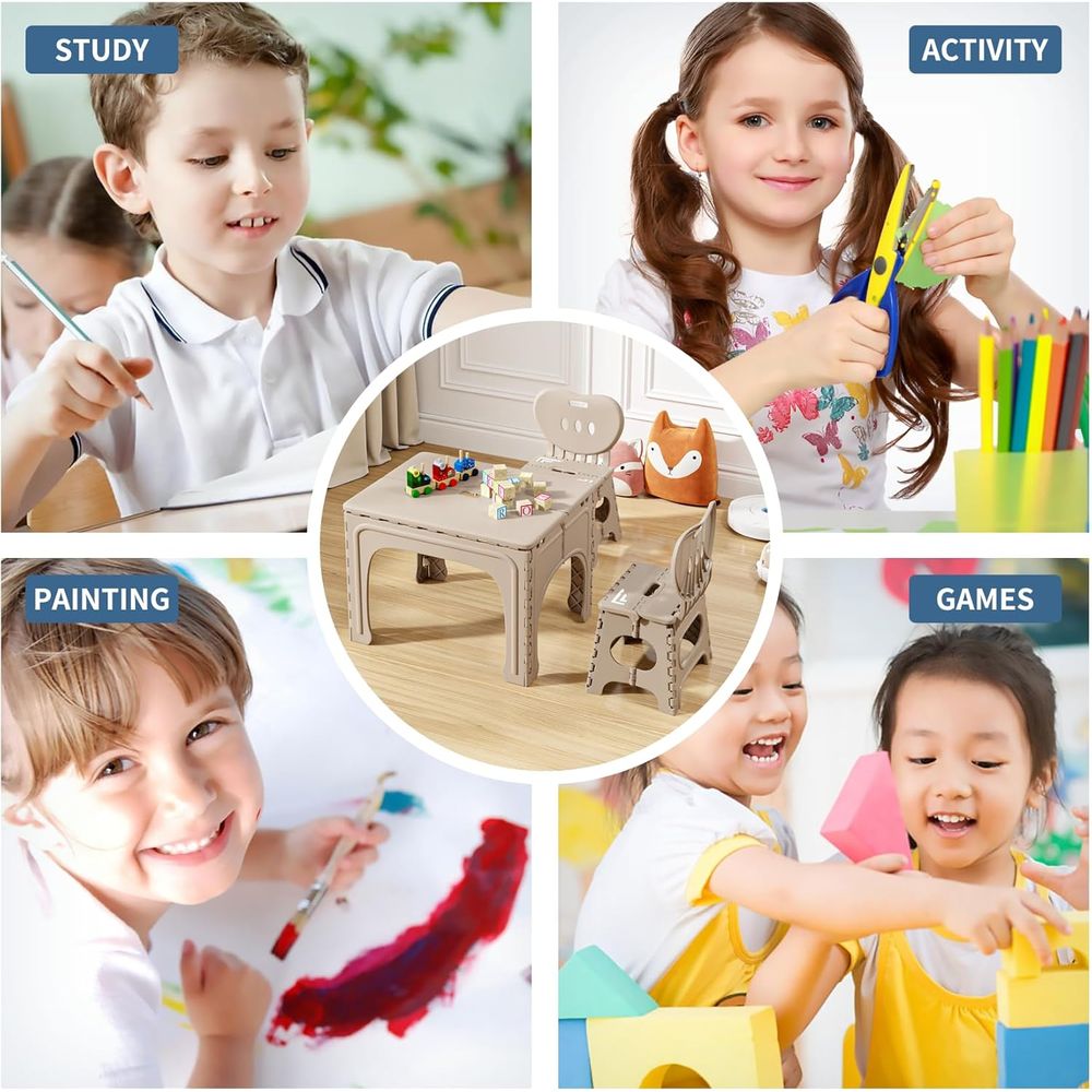 Kinder-Klapptisch- und Stuhl-S – Kids Outdoor Chair And Table Bewertung und Preis