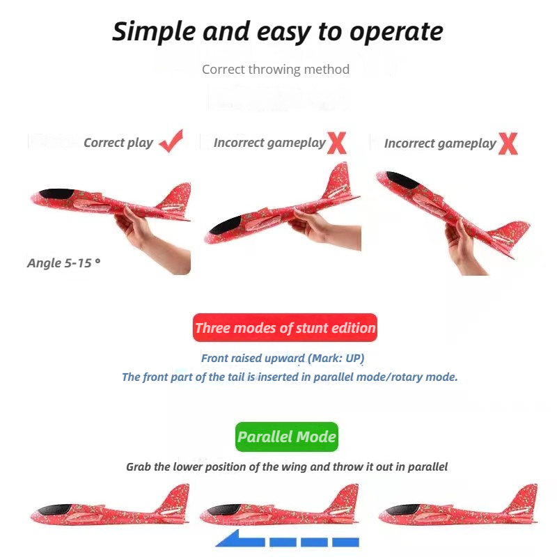 48cm Große Schaum Flugzeug kin – Kids Outdoor Adventure Bewertung und Preis