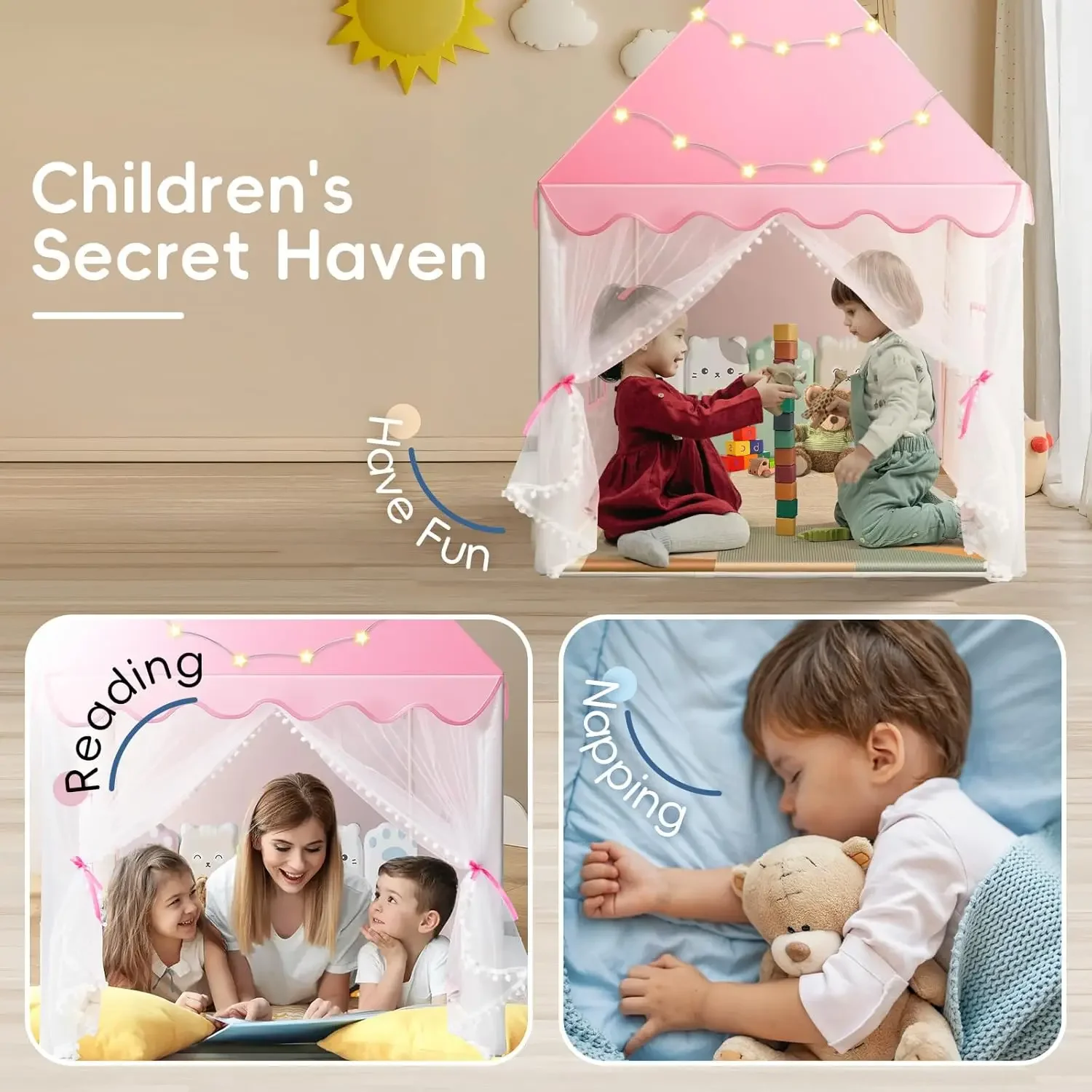 Kinder Spielen Zelt Prinzessin – Kids Outdoor House Accessories Bewertung und Preis