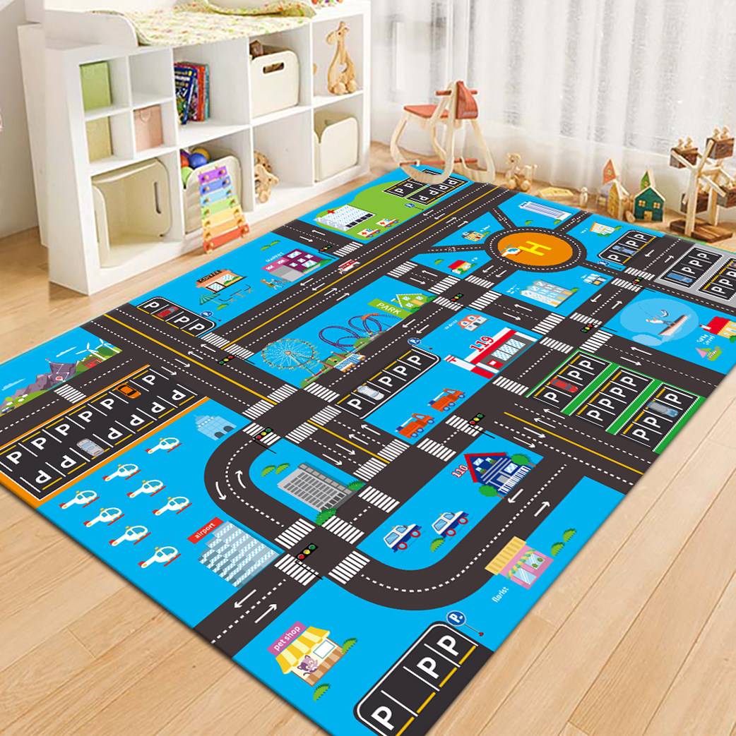VIKAMA Stadtstraßenkarte Kinde – Kids Outdoor Flooring Bewertung und Preis