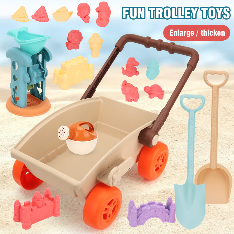 Kind Trolley Strand Spielen Sp – Kids Outdoor Sandbox Bewertung und Preis