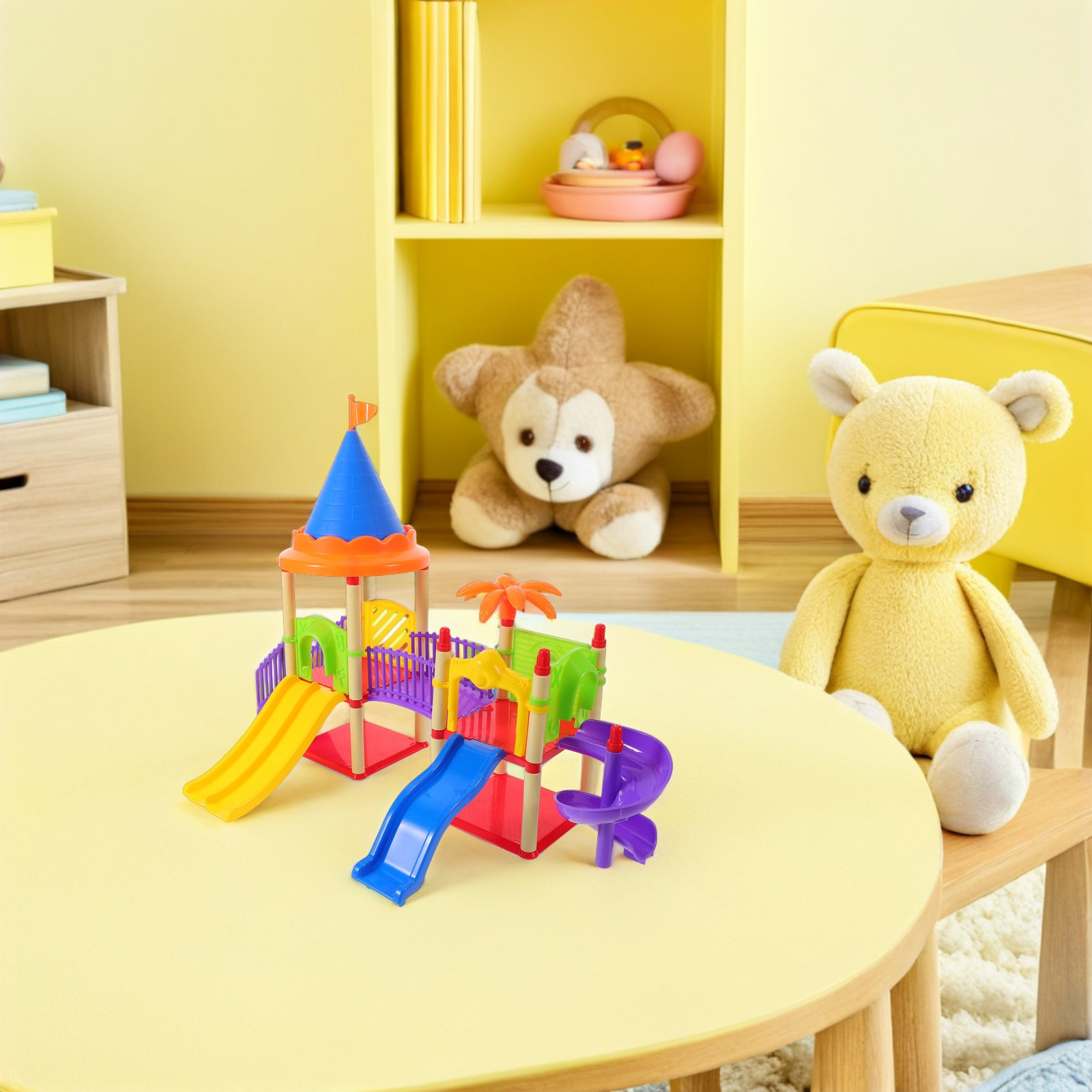 Mini-Spielhaus mit Rutsche für – Kids Outdoor House Accessories Bewertung und Preis