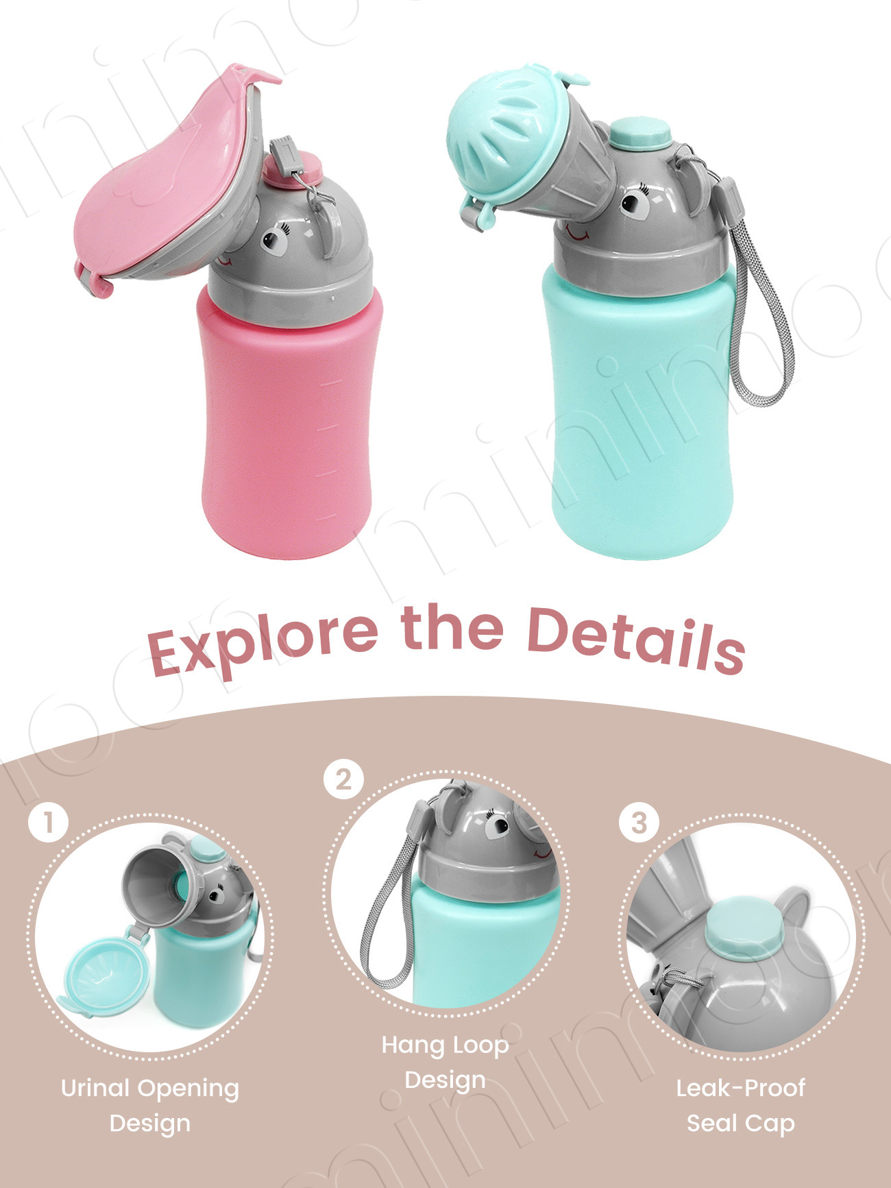 Tragbare Kinder-Reiseflasche,  – Kids Outdoor Urinal Bewertung und Preis