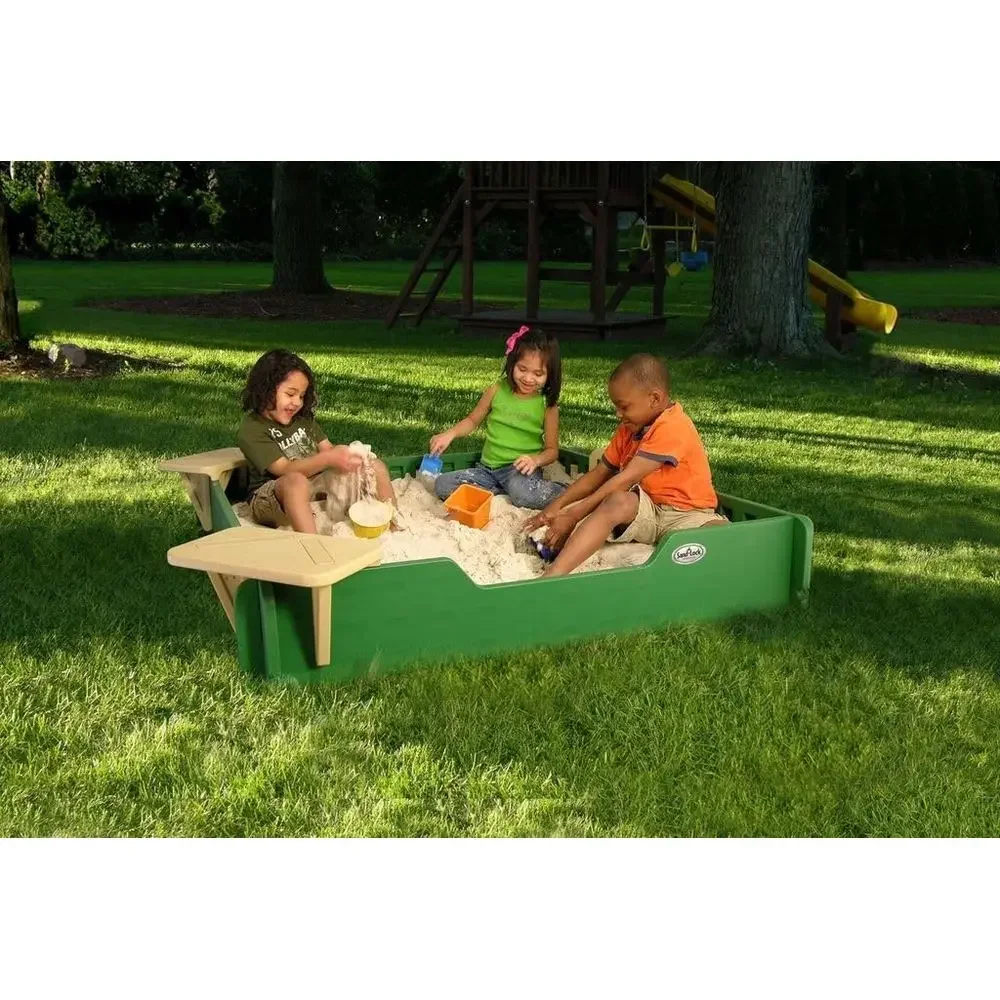 5x5 SandLock Kunststoff-Sandka – Kids Outdoor Sandbox Bewertung und Preis
