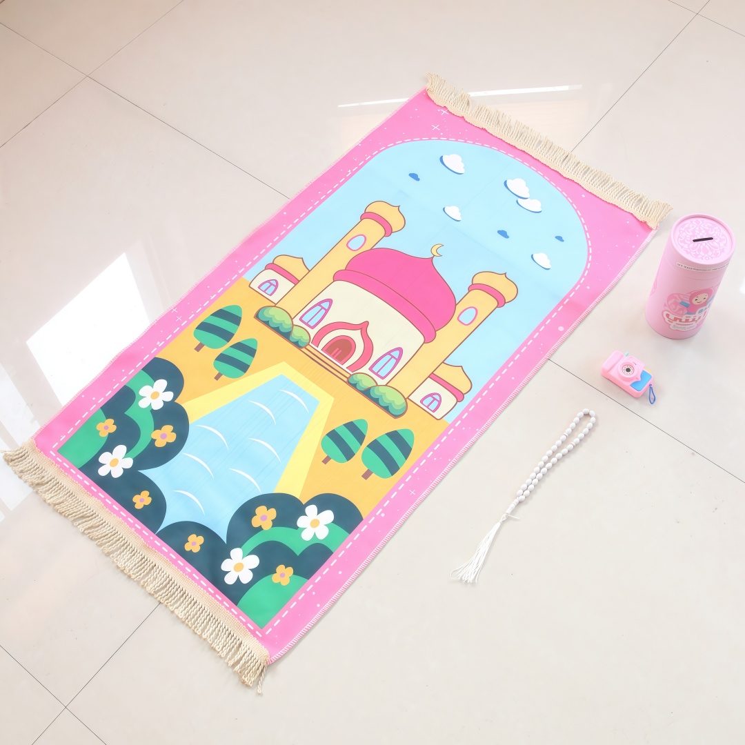 Bedruckte Samt-Gebetsmatte für – Kids Outdoor Floor Cushions Bewertung und Preis