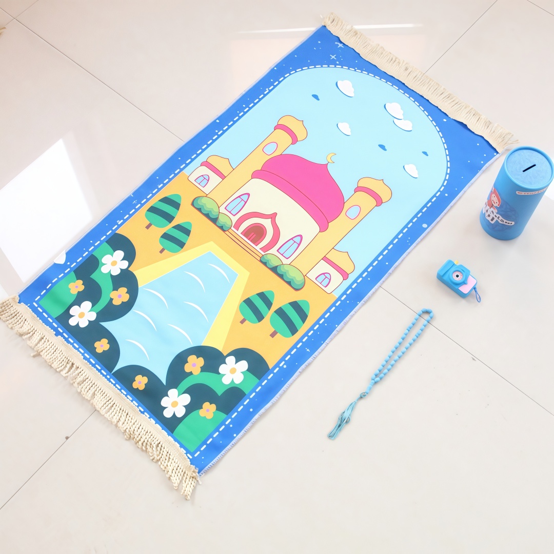 Bedruckte Samt-Gebetsmatte für – Kids Outdoor Floor Cushions Bewertung und Preis