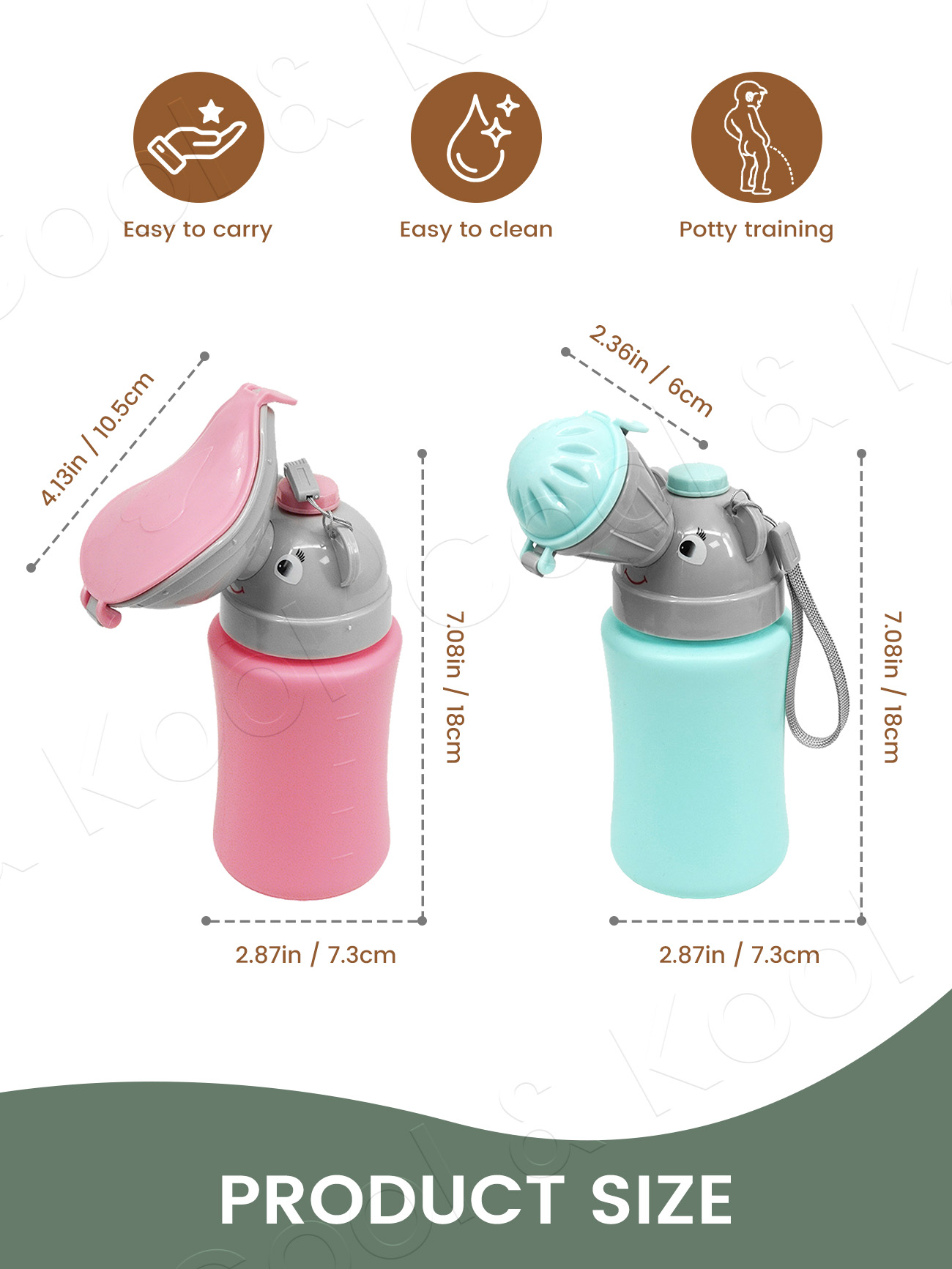 Tragbare Kinder-Reiseflasche,  – Kids Outdoor Urinal Bewertung und Preis