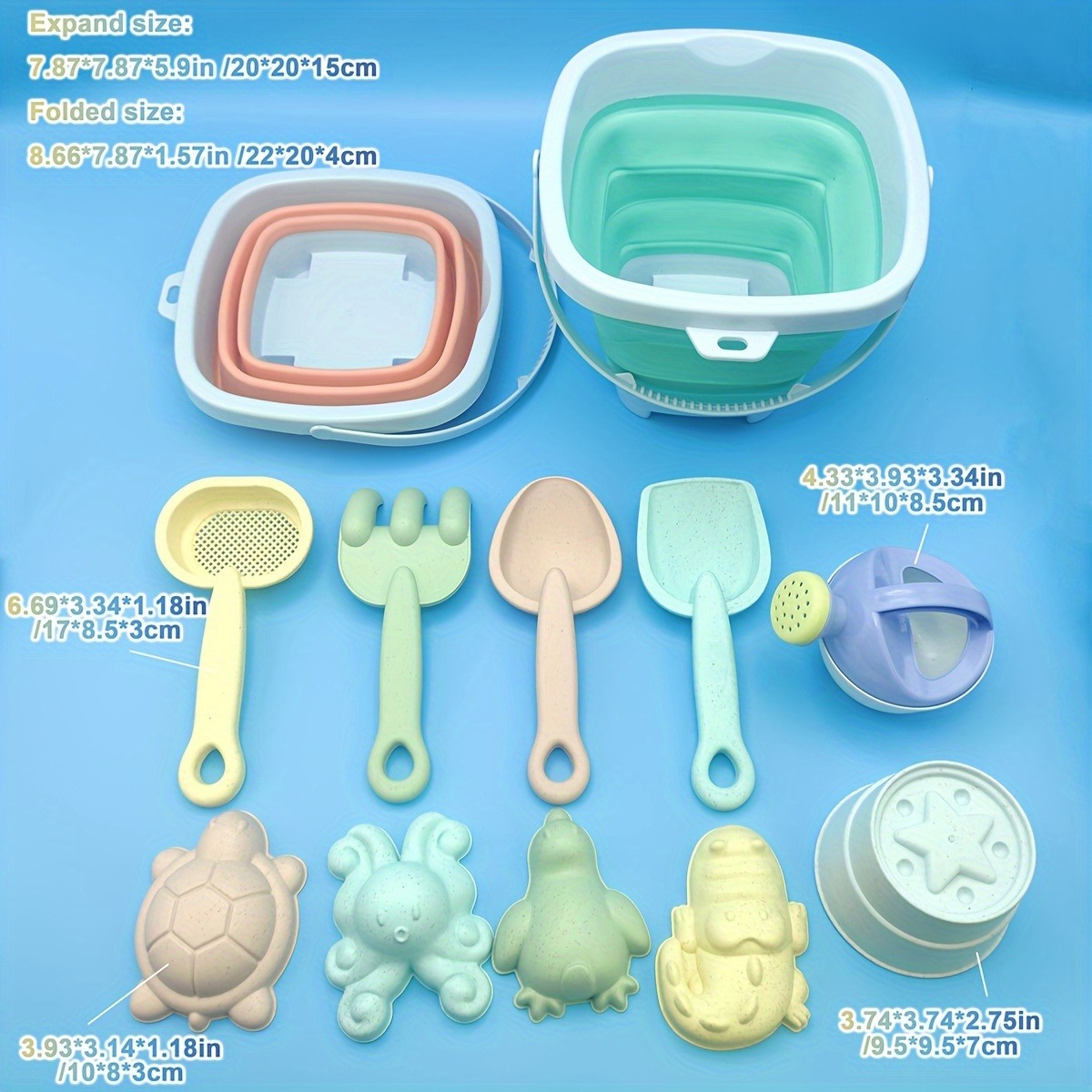11-teiliges Strand-Sand-Spiels – Kids Outdoor Sandbox Bewertung und Preis