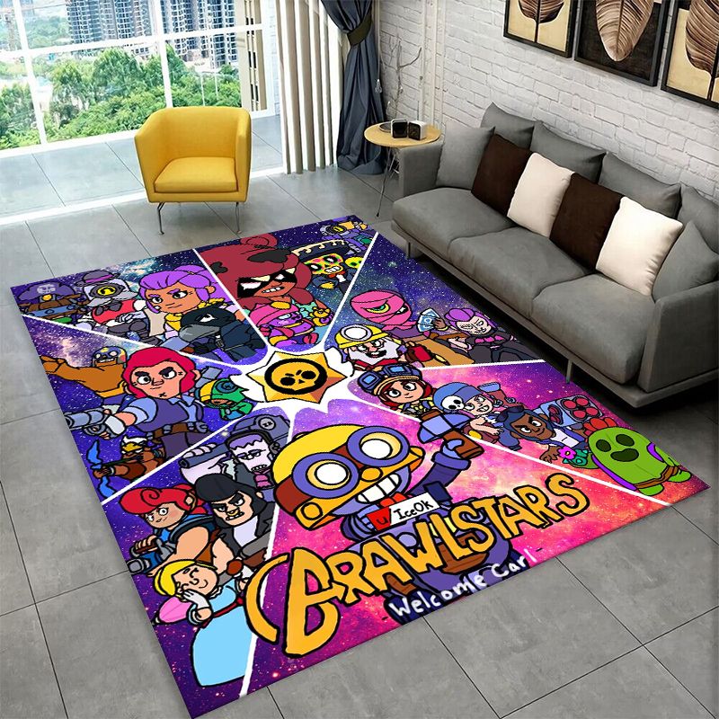 Cartoon B-Brawl Game rutschfes – Kids Outdoor Flooring Bewertung und Preis