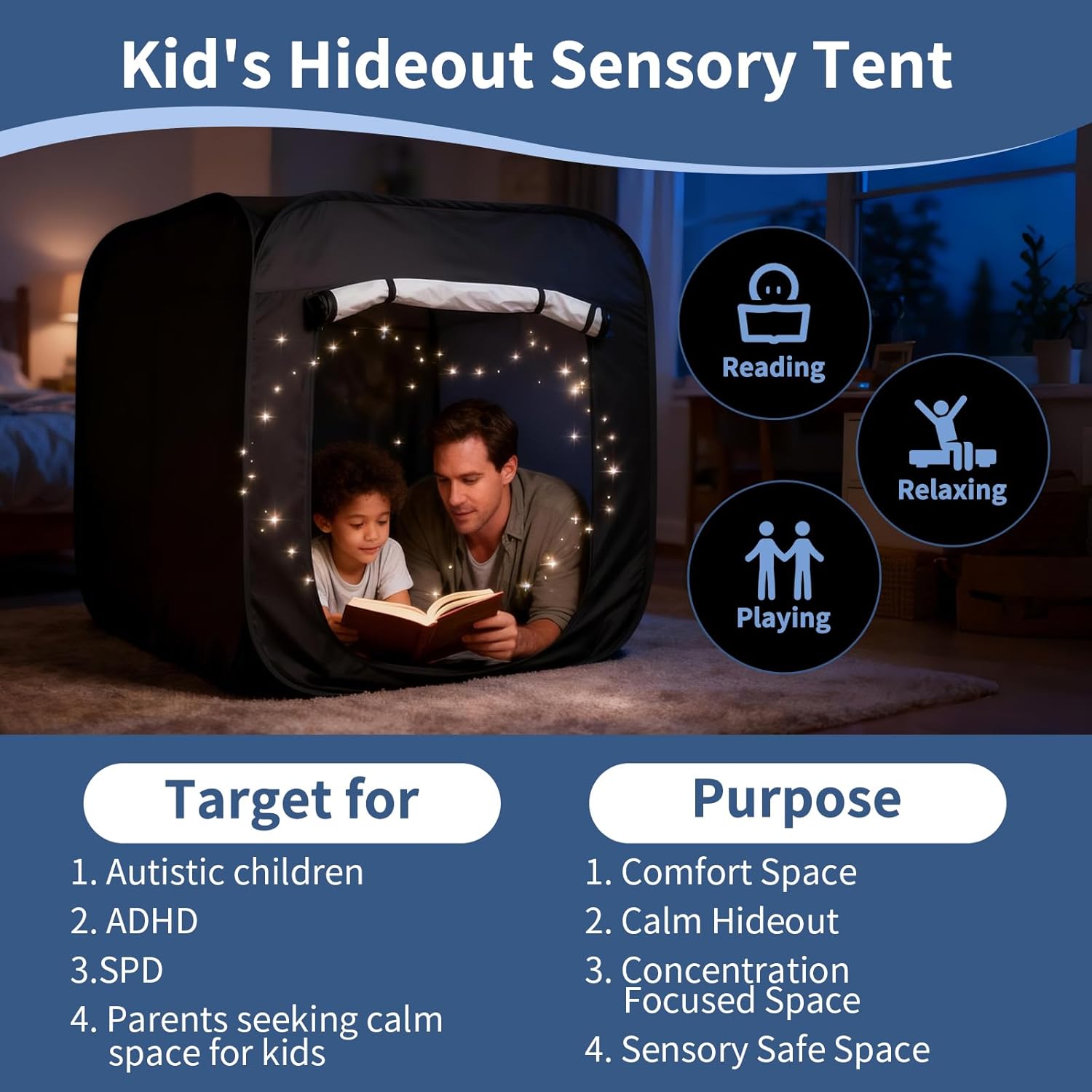 Sensorisches Zelt für Kinder 9 – Kids Outdoor Play Yard Bewertung und Preis
